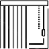 A vector for Vertical Blinds